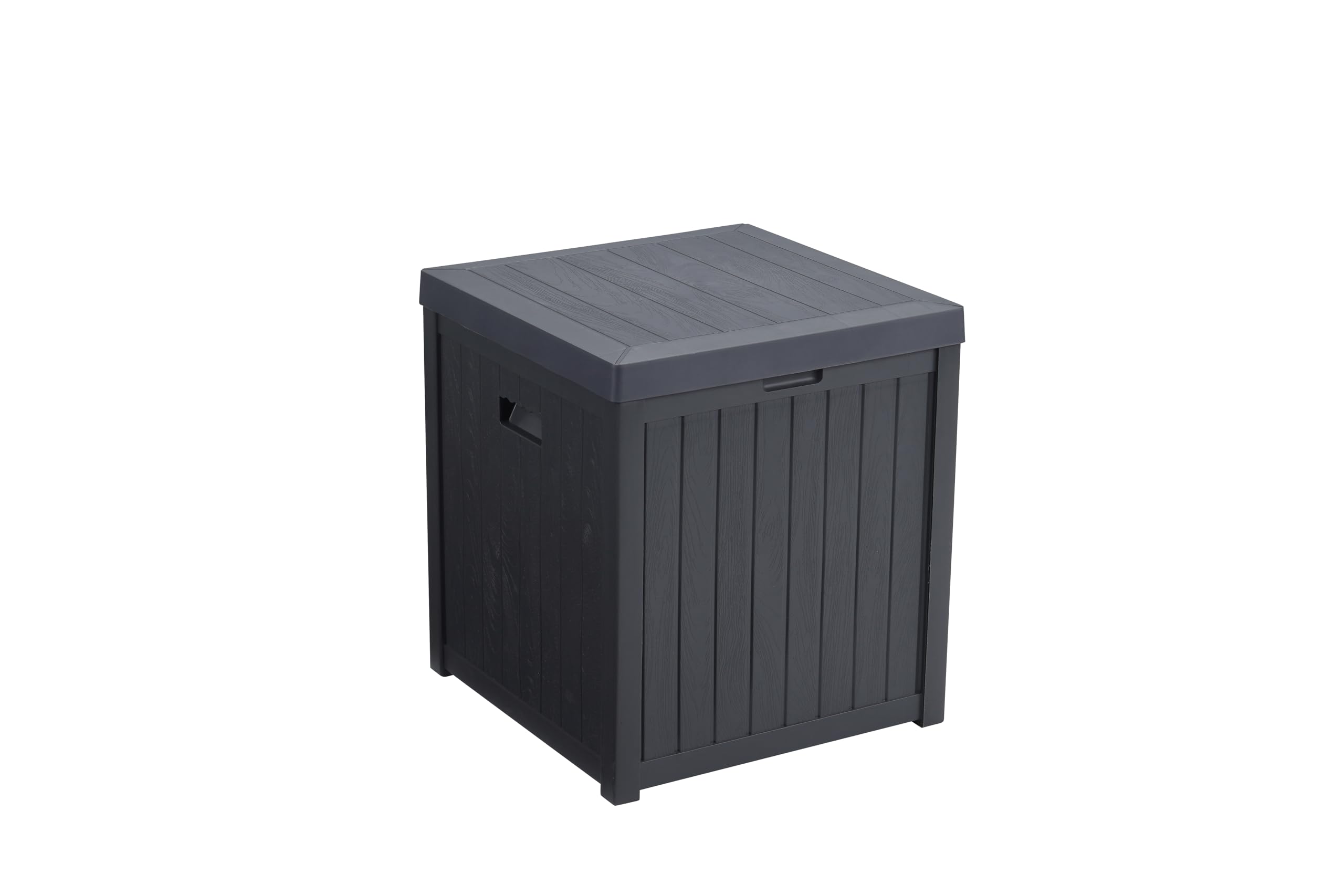 EHHLY Deck Box, 51 Gallon Front Porch Package Bin Delivery Box for Outside, Grey